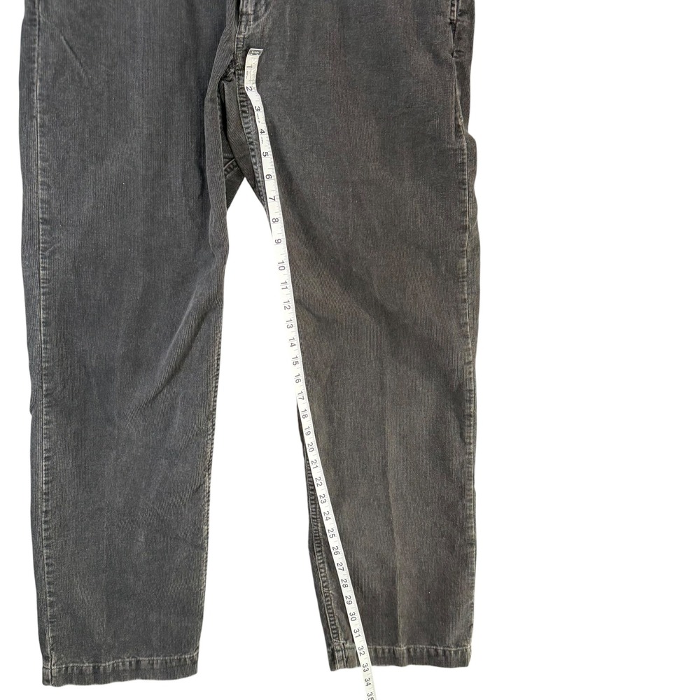 Gramicci Corduroy Pants Mens L Gray Belted Tapered Outdoor Hiking Gorpcore Climb - Picture 9 of 15